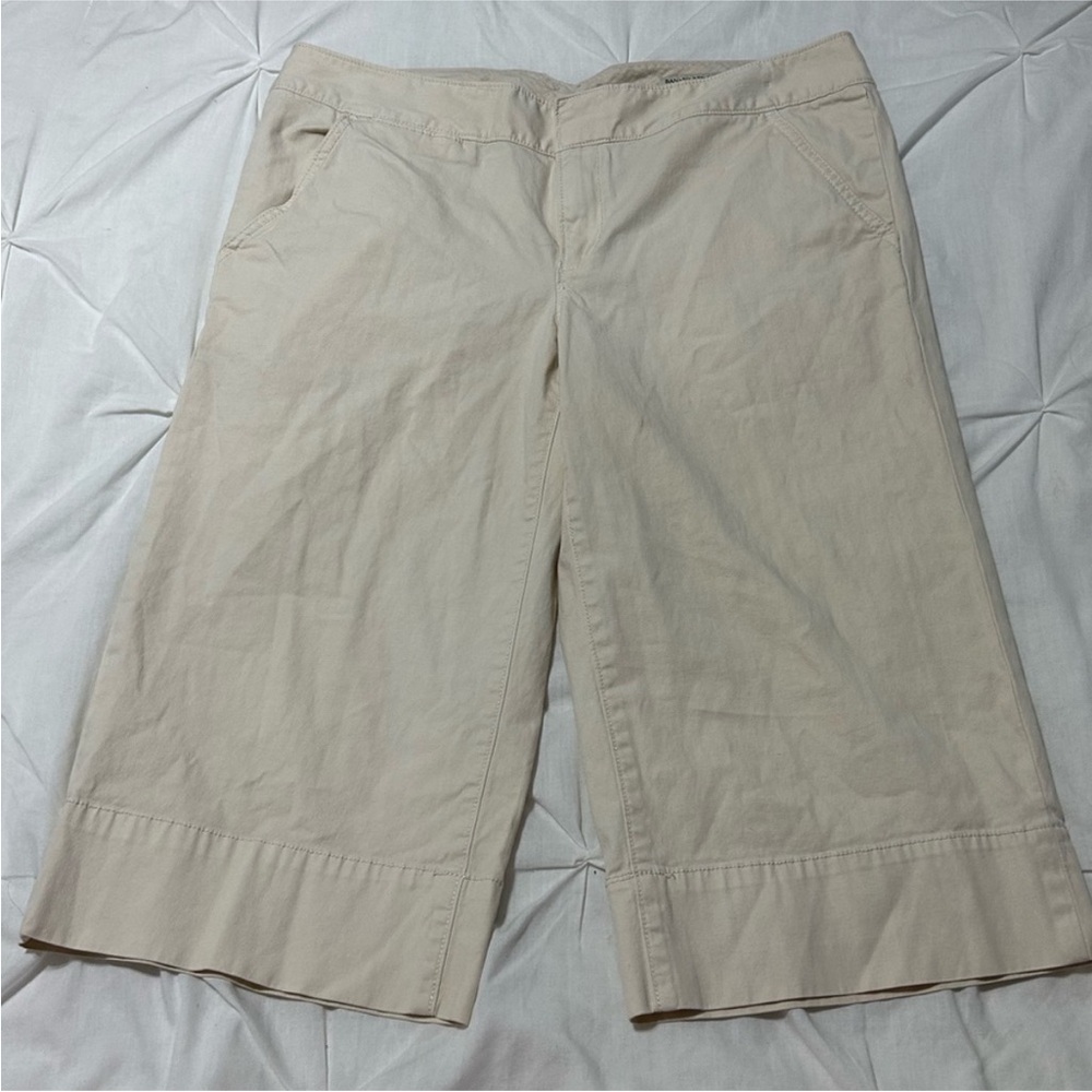 Banana Republic Factory Stretch Cotton Twill Capris